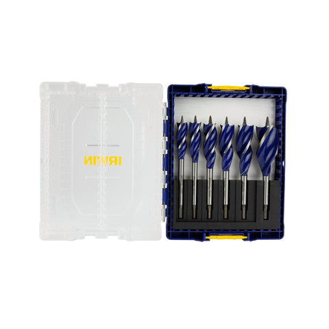 Irwin Speedbor Auger Bit Set - 6 Piece - Steel - Tri-Flute Design - SuperSaverAU - view 1