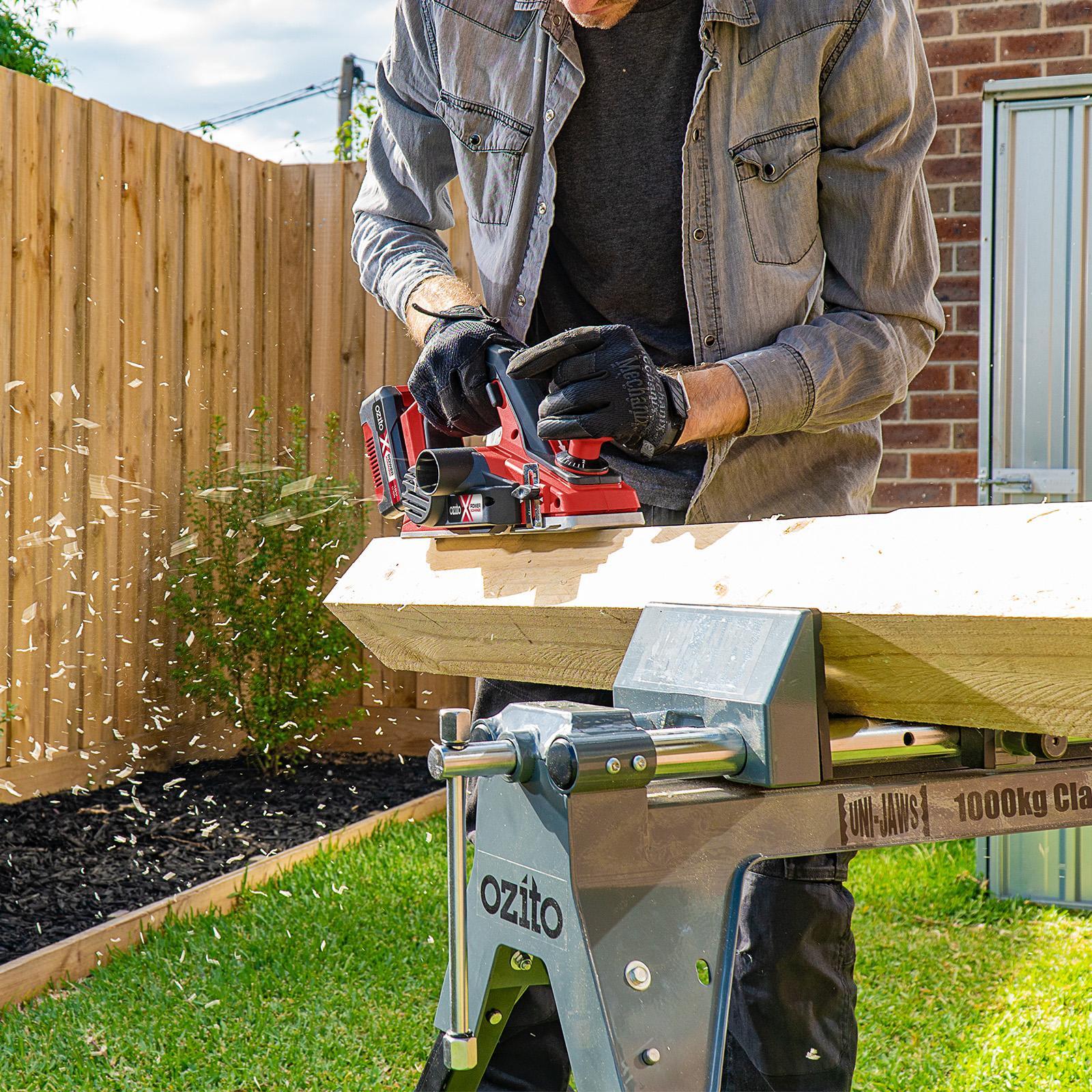 Ozito PXC 18V 82mm Cordless Planer Skin Only PXPLS-082