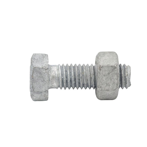 Zenith Hex Head Bolt - M8 x 25mm - 4.6 Grade Steel - 1 Pack - Hot Dipped Galvanised - SuperSaverAU - view 1