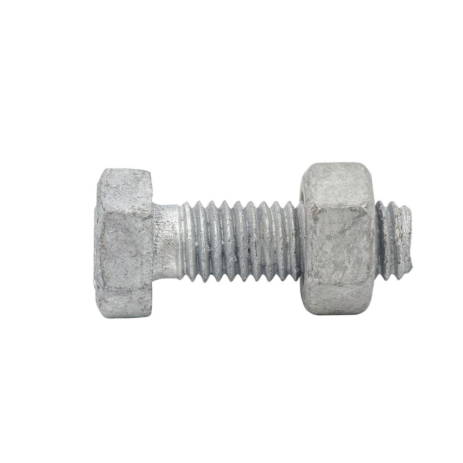Zenith Hex Head Bolt - M8 x 25mm - 4.6 Grade Steel - 1 Pack - Hot Dipped Galvanised - SuperSaverAU - view 1