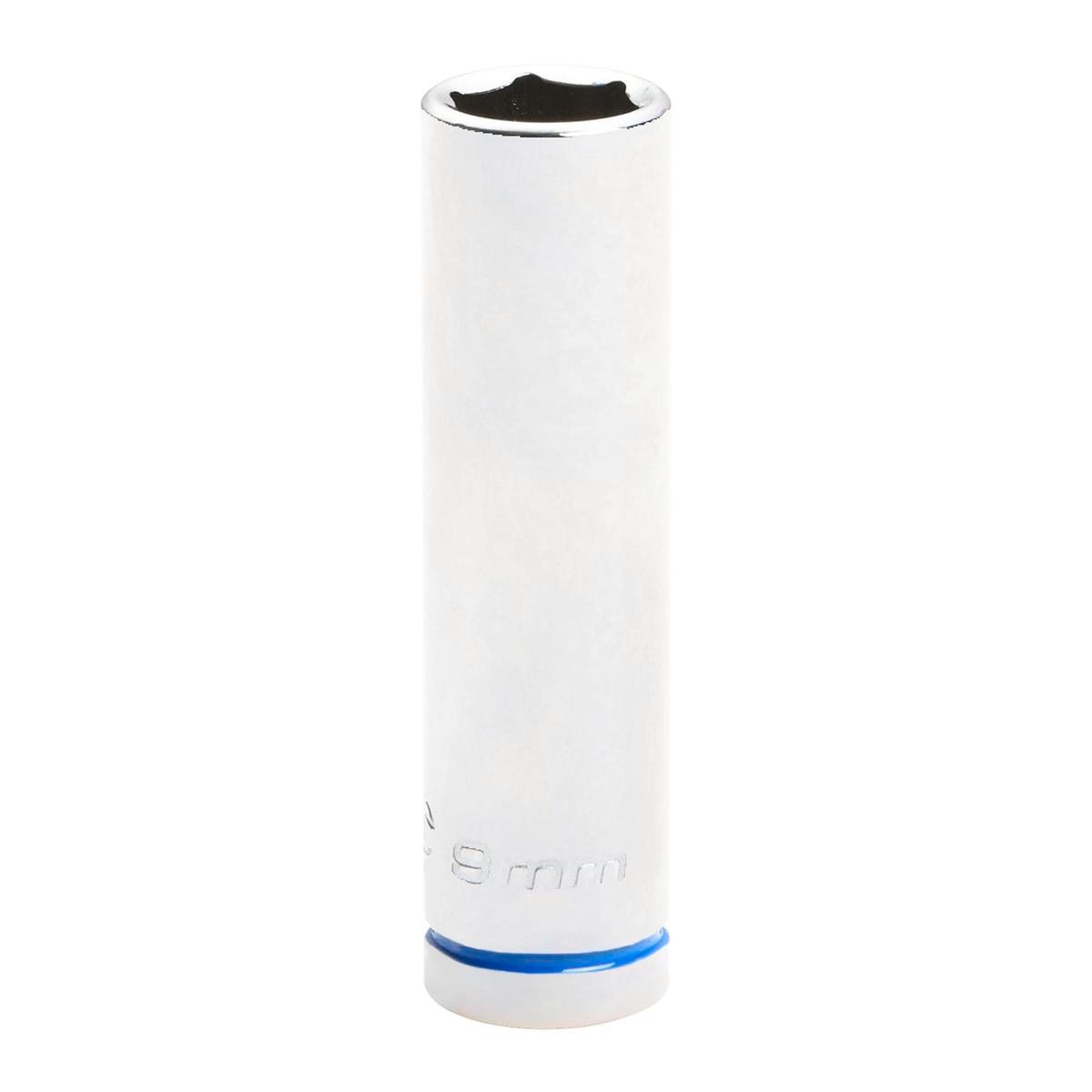 Kincrome 9mm Deep Socket - Chrome Vanadium Steel - Mirror Polish Finish - SuperSaverAU - view 1