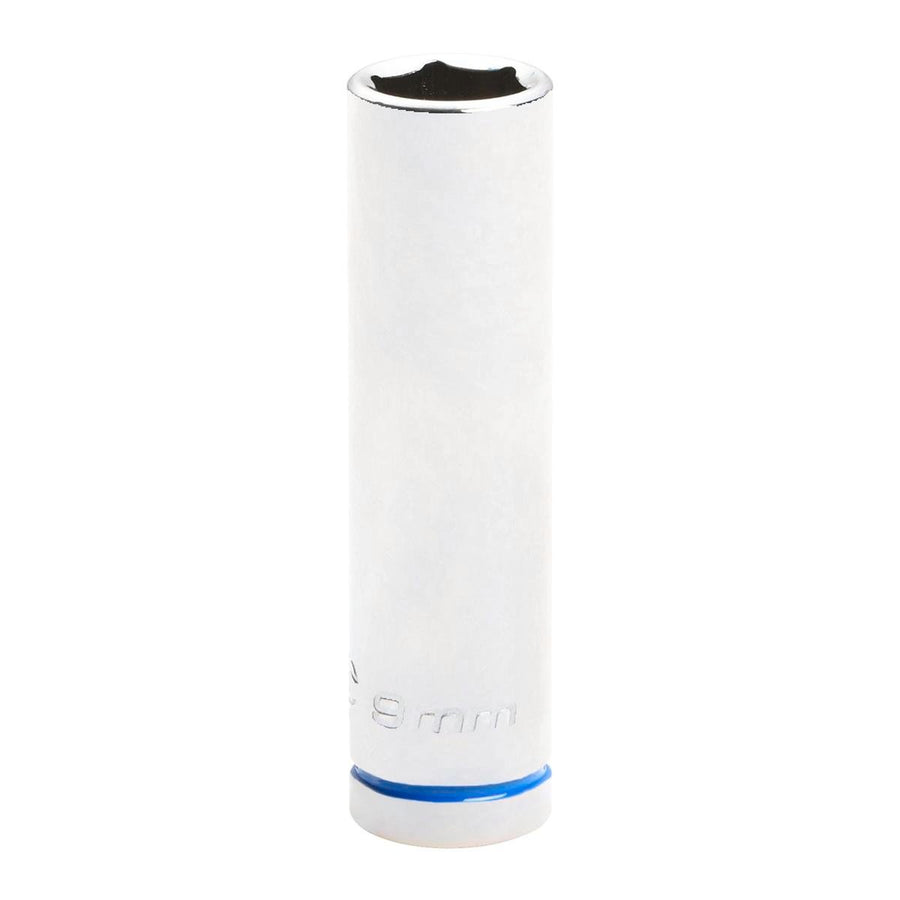Kincrome 9mm Deep Socket - Chrome Vanadium Steel - Mirror Polish Finish - SuperSaverAU - view 1