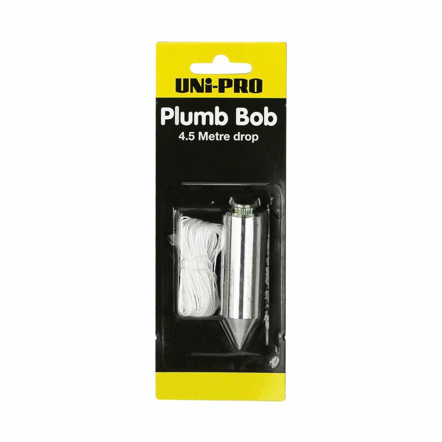 Uni Pro Plumb Bob - 4.5m - Yellow - Accurate Wallpaper Hanging - SuperSaverAU - view 1