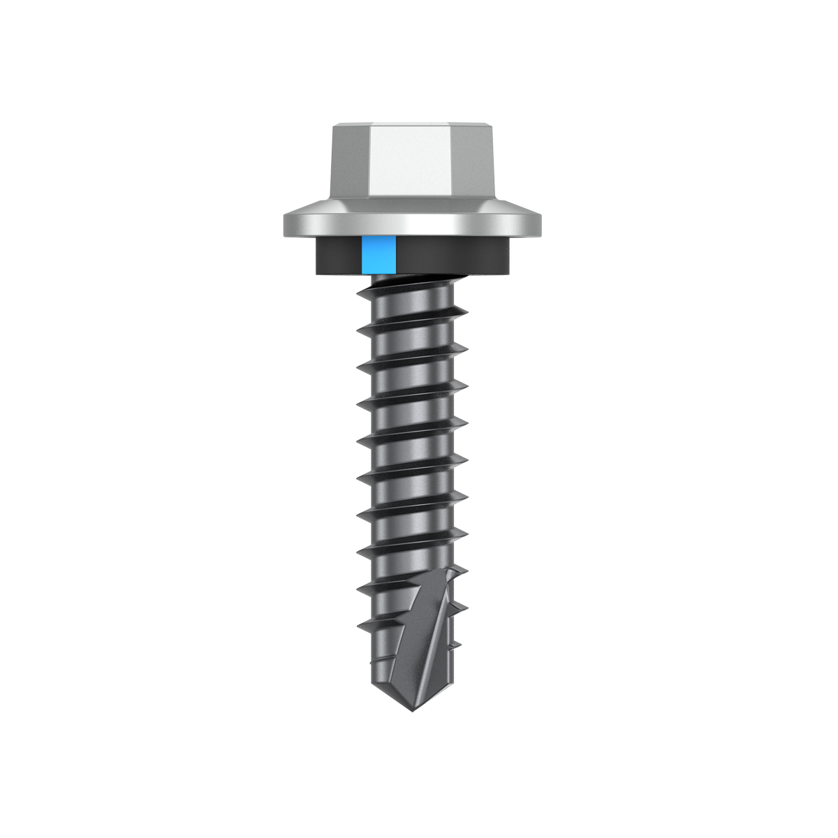 Bremick Vortex Plus Cladding Screw 6.2 x 25mm - Hex Head - Box of 100 - B8 Coating - Watertight Connection - SuperSaverAU - view 5