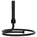 evekare 1.2m Matte Black Square Bidet Spray with Holder Lead Free
