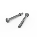 Zenith M16 x 200mm Hot Dip Galvanised Cup Head Bolt and Nut - Each