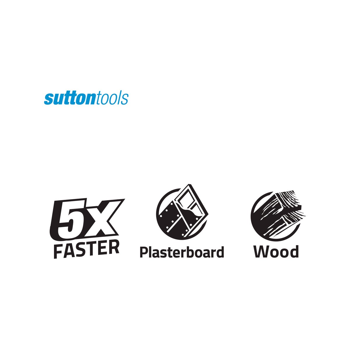 Sutton Tools 121mm Tct Multi Purpose Seamless Holesaw - Red