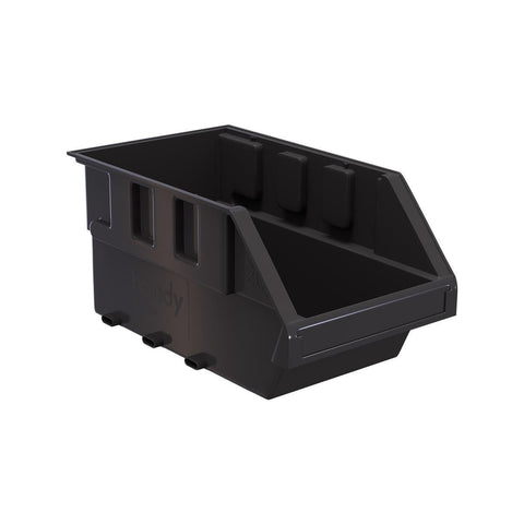Handy Storage Plastic Storage Tote Size 20 Grey Durable Stackable Bin - SuperSaverAU - view 1