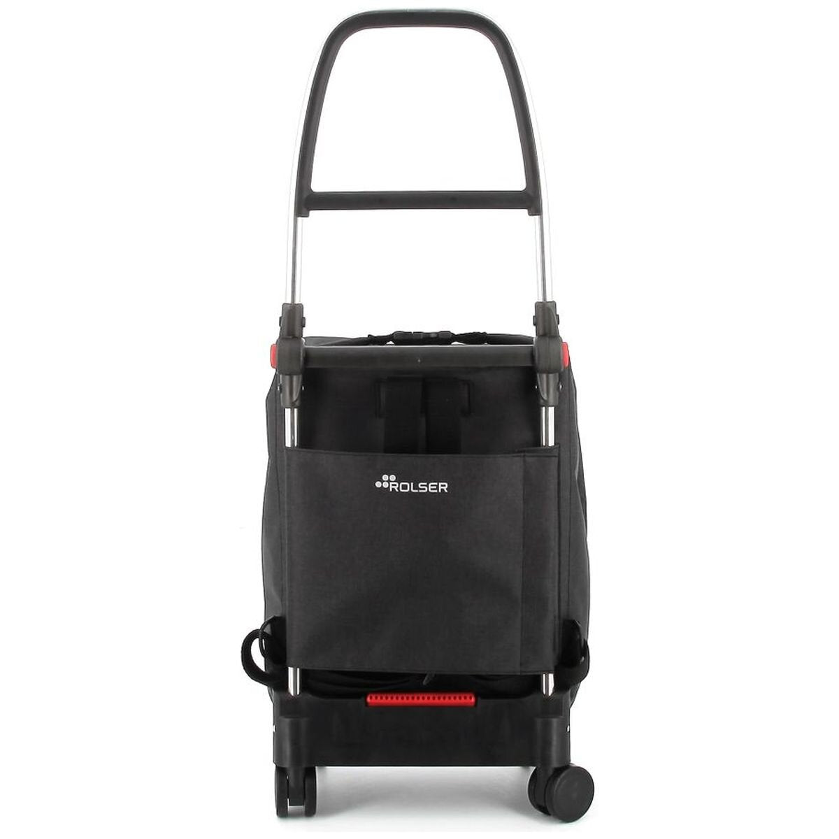 Rolser One Tweed TShop 4 wheel swivelling trolley and backpack - 27L - Black - R-ONE001-1023