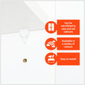 Taskmaster Plastic Shelf Support - 5mm - White - 20 Pack - SuperSaverAU - view 3