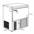 Hoshizaki cube ice maker - stainless steel - 7 segment display - easy-clean air filters - IM-45CNE-25