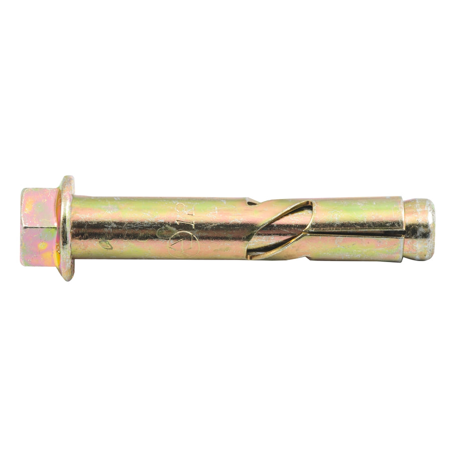 Ramset DynaBolt Plus 12 x 70mm Hex Nut Masonry Sleeve Anchor - Gold Passivated