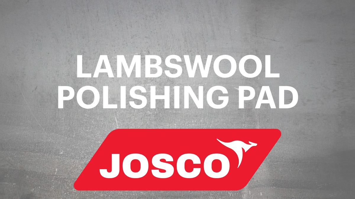 Josco 125mm Hook and Loop Lambswool Bonnet Polishing Pad - 100% Australian Lambswool - Ideal for Cut and Polish - SuperSaverAU - view 3