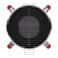 Tramontina Churrasco Freestanding Charcoal BBQ - Stainless Steel Body - Beer Barrel Shape - 26500006