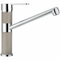 Abey 1 and 3/4 bowl undermount sink pack with left hand drainer and 4 star mixer - Croma - TD200TCR