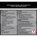 White Knight Strokes And Splashes Paint 100ml Black Satin
