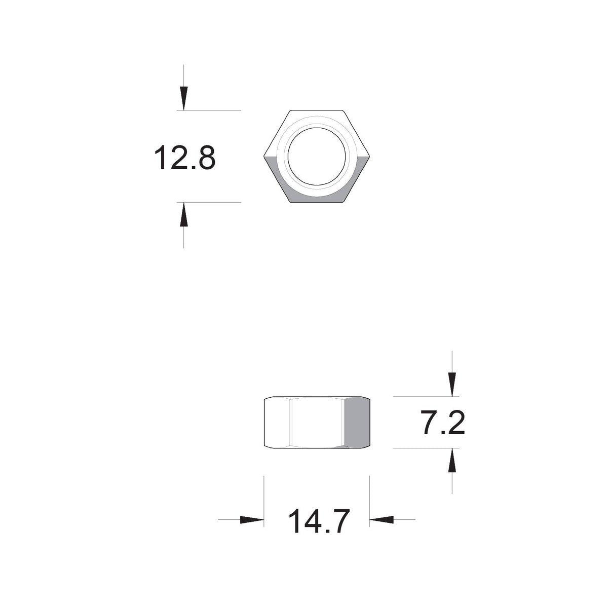 Zenith M8 Hot Dip Galvanised Hex Nuts 50 Pack - 4.6 Grade Steel - Rust Resistant - SuperSaverAU - view 4