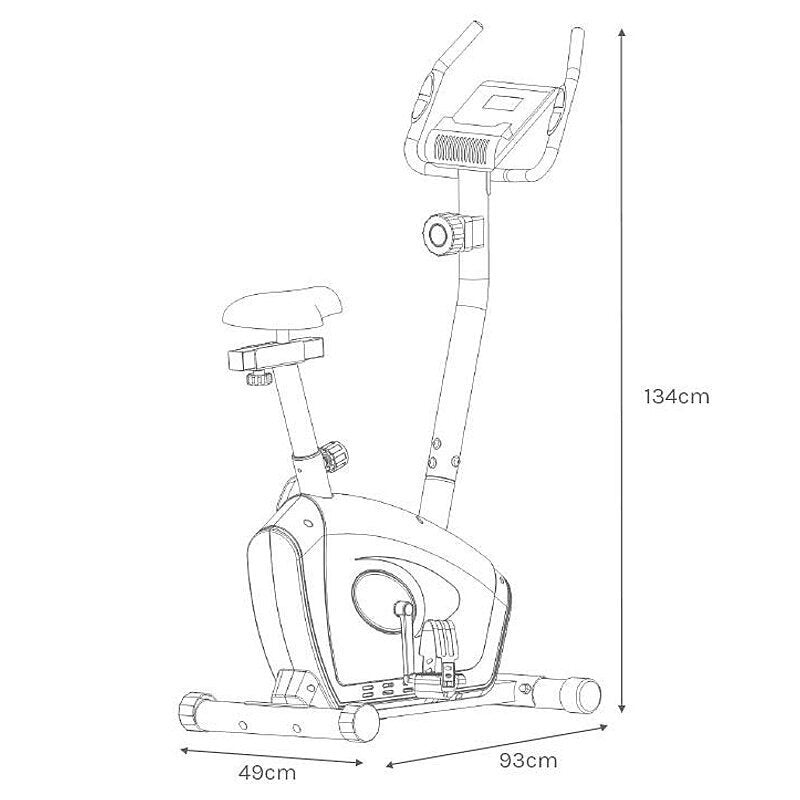 Lifespan Fitness Exercise Bike - 8 Resistance Levels, Magnetic Flywheel, Tablet Stand - EXER58