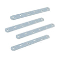 Carinya Zinc Plated Mending Plate 4 Pack - 157 x 20 x 2mm - Silver - SuperSaverAU - view 3