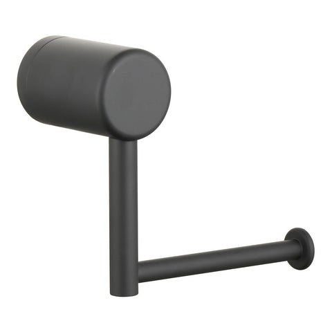 Evekare Matte Black Toilet Roll Holder for the Bathroom