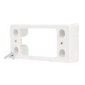 HPM Intermediate Architrave Mounting Block, 52mm 24mm Deep White Plastic CD150WE