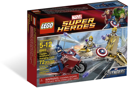 LEGO 6865 Marvel Super Heroes  Captain Americas Avenging Cycle- Auzzi Store
