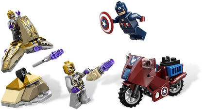 LEGO 6865 Marvel Super Heroes  Captain Americas Avenging Cycle- Auzzi Store