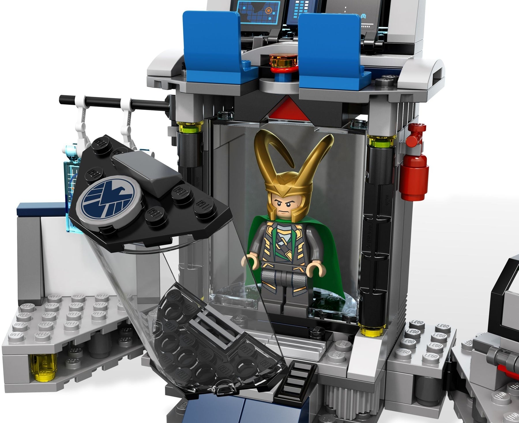 LEGO 6868 Marvel Super Heroes Hulk Helicarrier Breakout- Auzzi Store