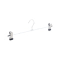 All Set Adjustable Metal Clothes Hangers 5 Pack - 35cm - Silver - Durable - SuperSaverAU - view 3