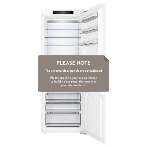 Inalto 341L Integrated Bottom Mount Fridge - Total No Frost, Reversible Door - IIFF341