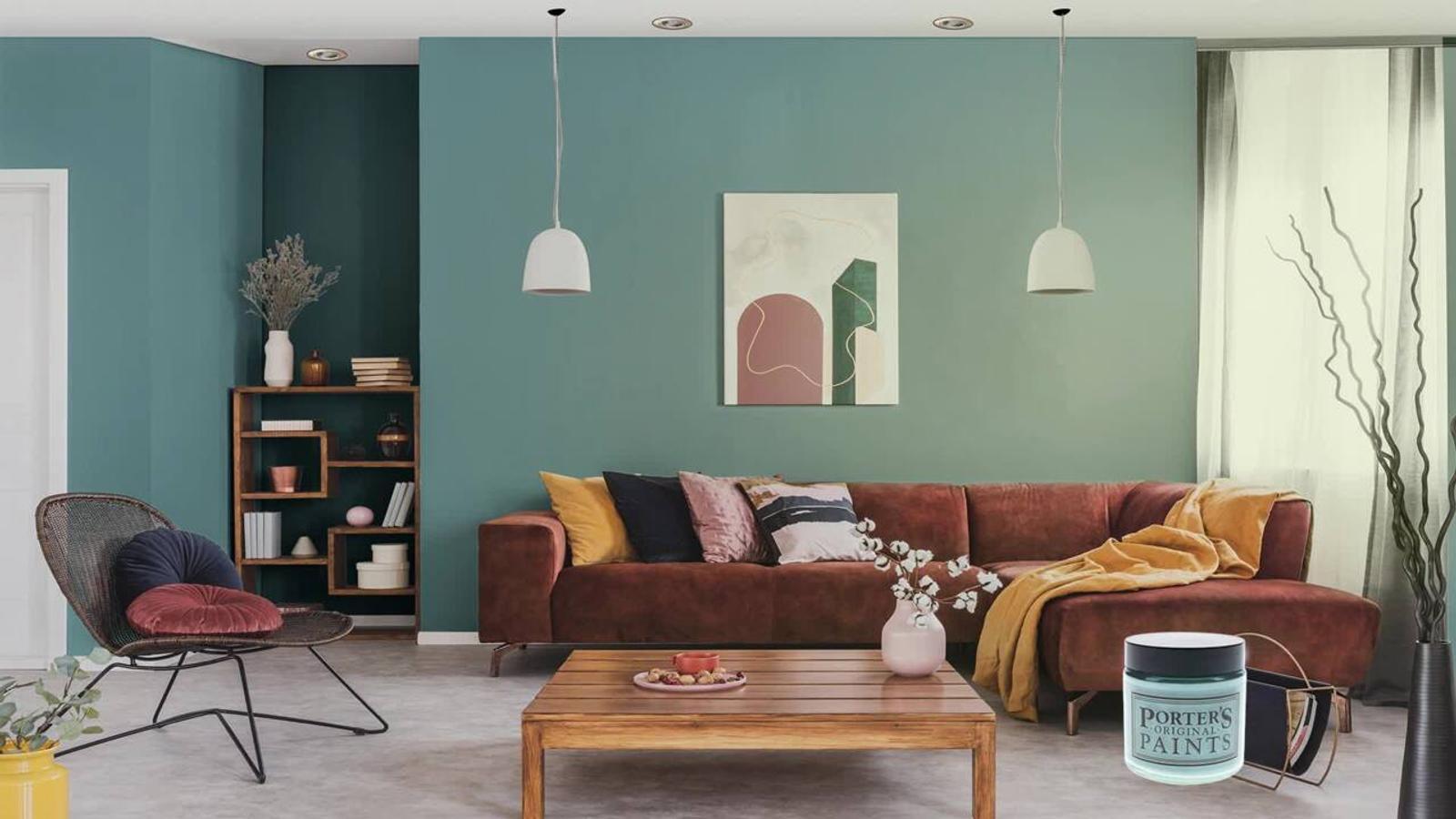 Porter's Paints Broadwall 100ml Hailstorm Eggshell Washable Wall Paint