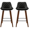 Artiss Ezio Black Barstools 2 Piece - SuperSaverAU - view 3