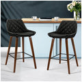 Artiss Ezio Black Barstools 2 Piece - SuperSaverAU - view 4