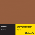 Cabot's Brown Timbercolour Deck & Exterior Paint 2L Water Based UV Resistant