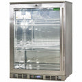 Rhino 129L Stainless Steel Bar Fridge - Heated Glass Door, Electronic Control, LED Lighting, 7 Star - SG1L-HDQ