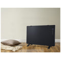 Rinnai 1500W Black Glass Electric Panel Heater - Wi-Fi Control, IP24 Rating, Remote Control - BEPH15DTWF