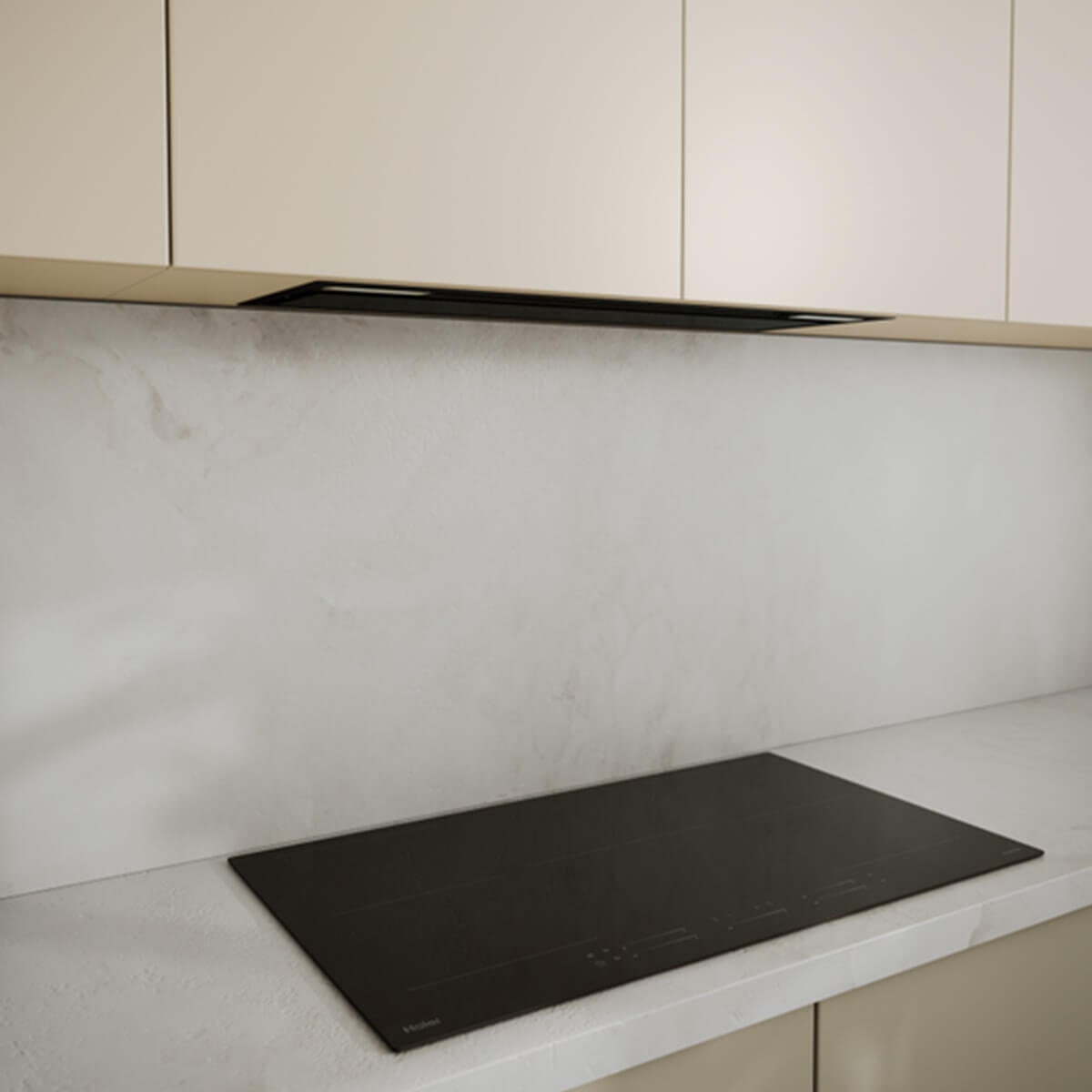 Haier 90cm 600 Series Integrated Insert Rangehood - Black - Wi-Fi SmartHQ App - Touch Controls - HPH90IMB2
