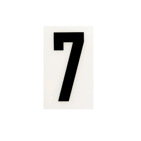 Sandleford Self Adhesive House Number 7 - 85mm - White - Durable Polycarbonate - SuperSaverAU - view 1