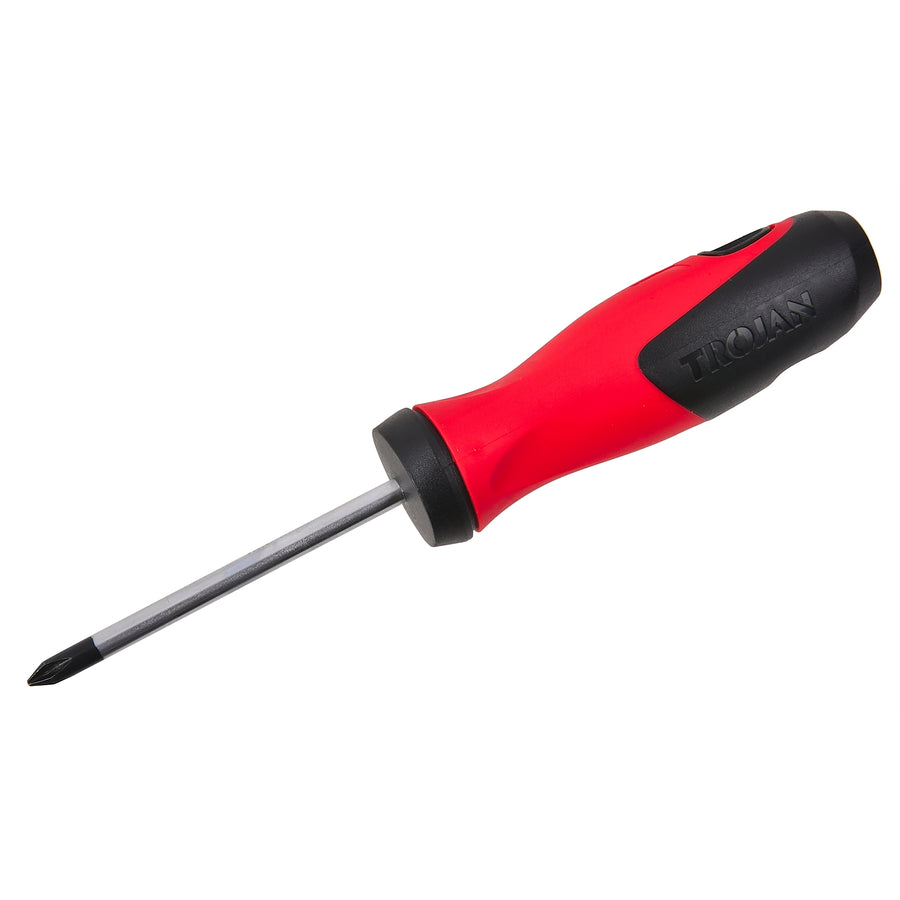 Trojan 75mm No.1 Phillips Screwdriver, CRV Shaft