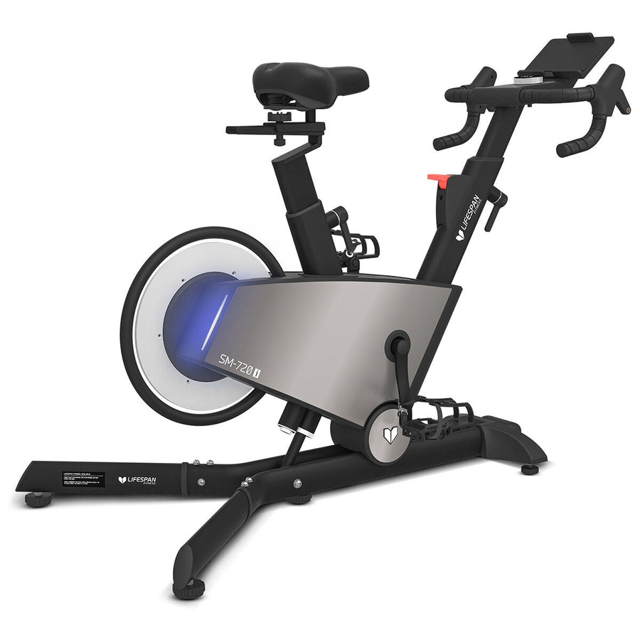 Lifespan Fitness SM-720i Spin Bike - Magnetic Resistance, Incline and Decline, App Compatible - LFEX-SM720I