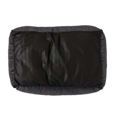 Happy Tails Large Grey Lounger Bed 90 x 60 cm - Plush Comfort for Pets - SuperSaverAU - view 2