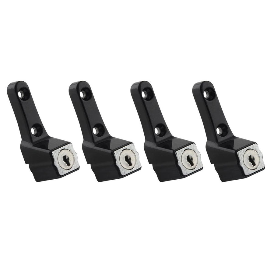 Ikonic Black Sliding Window Lock - 4 Pack Metal 4 Keys Secure Design - SuperSaverAU - view 1