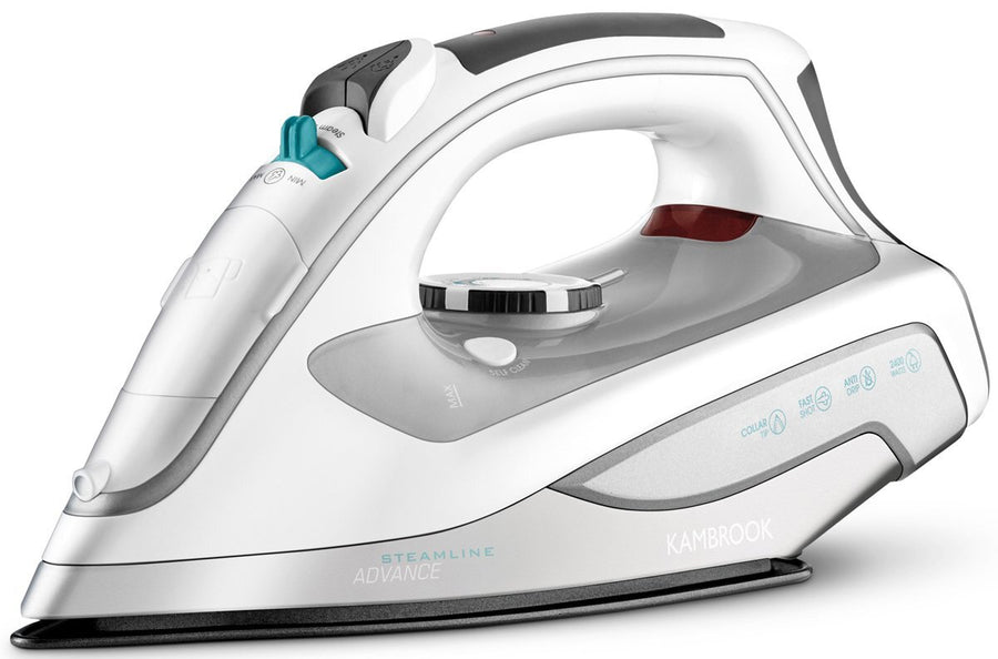 Kambrook Steamline Advance Steam Iron - 2400W, 360ml Water Tank, FabriGlide Soleplate - KI735