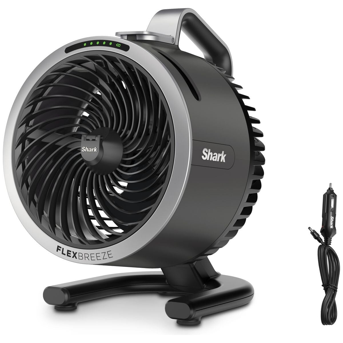 Shark FlexBreeze HydroGo portable misting fan - Dark Grey - 5 speeds - up to 12 hours battery - FA052QANZ