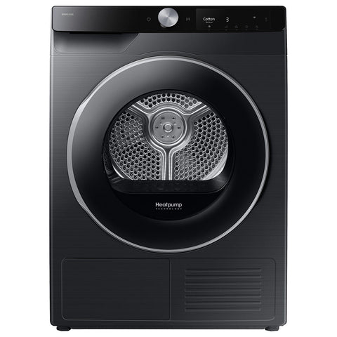 Samsung 9kg Smart Heat Pump Dryer - 9 Star Energy Rating - AI Dry - 17 Programs - Black - DV90T6440LB