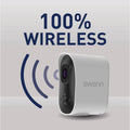 Swann Evo Wireless 2K Security Camera with Solar Panel - 120° Viewing Angle - Night Vision - SuperSaverAU - view 4