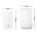 Arlec Plug-in Wireless Door Chime 100m Range 38 Sounds White KDCP01