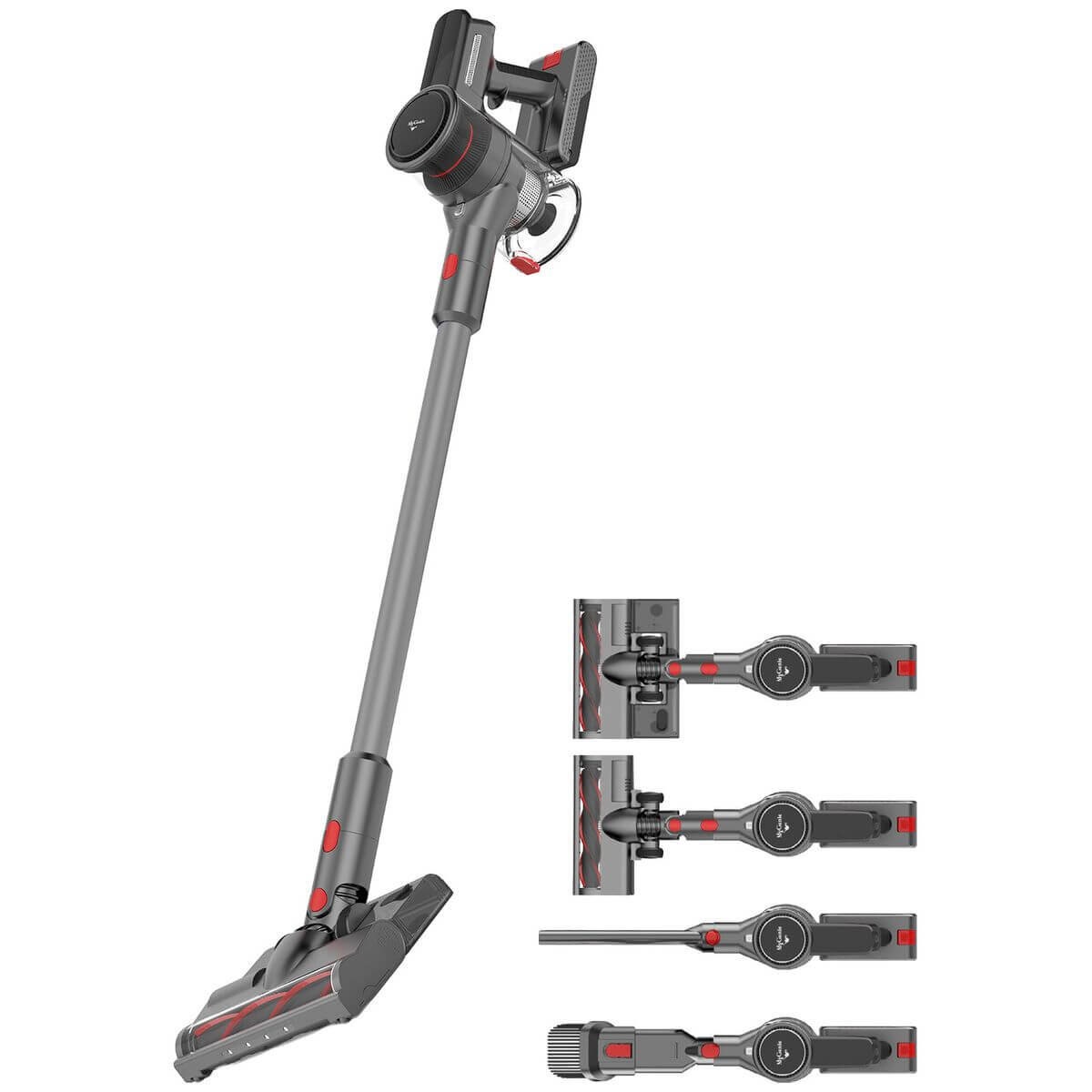 MyGenie X-Lite Hydra Glide Pro cordless stick vacuum - integrated mop, up to 35 minutes, grey - 10005019