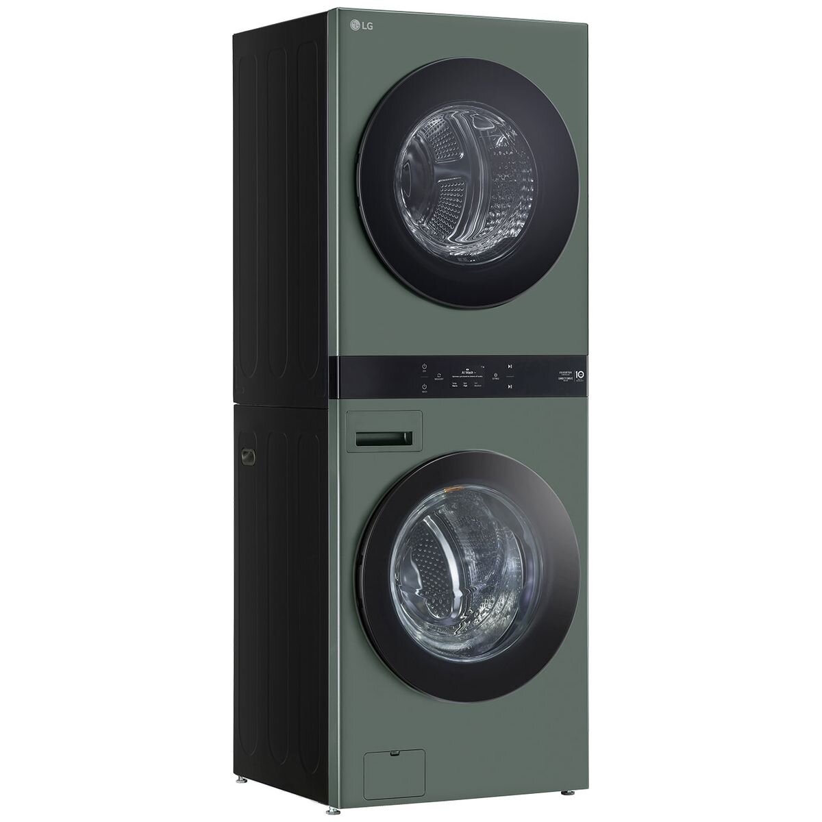 LG WashTower 19/10kg All-In-One Stacked Washer Dryer - Forest Green - TurboClean360 - WWT-1910FGX