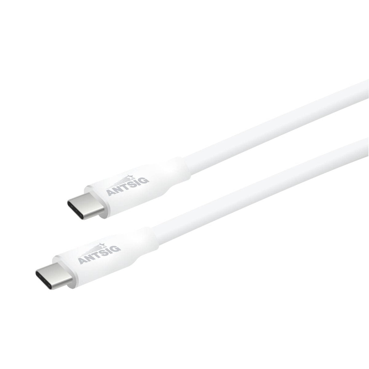 Antsig 1m 240W USB C to USB C Cable - Fast Charging - 40Gbps Data Transfer - White - SuperSaverAU - view 1